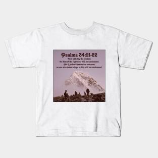 Psalms 34:21-22 Kids T-Shirt